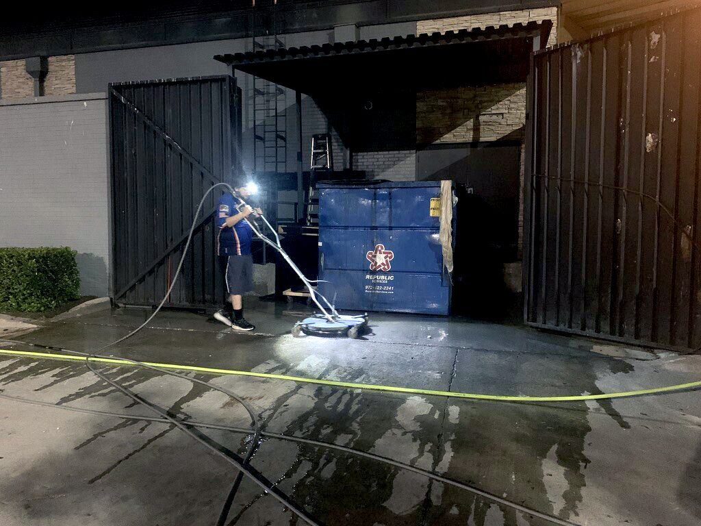 Dumpster & Grease Area Cleaning